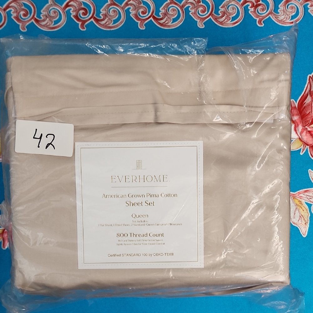 NEW! EVERHOME Queen Sheet Set - ta